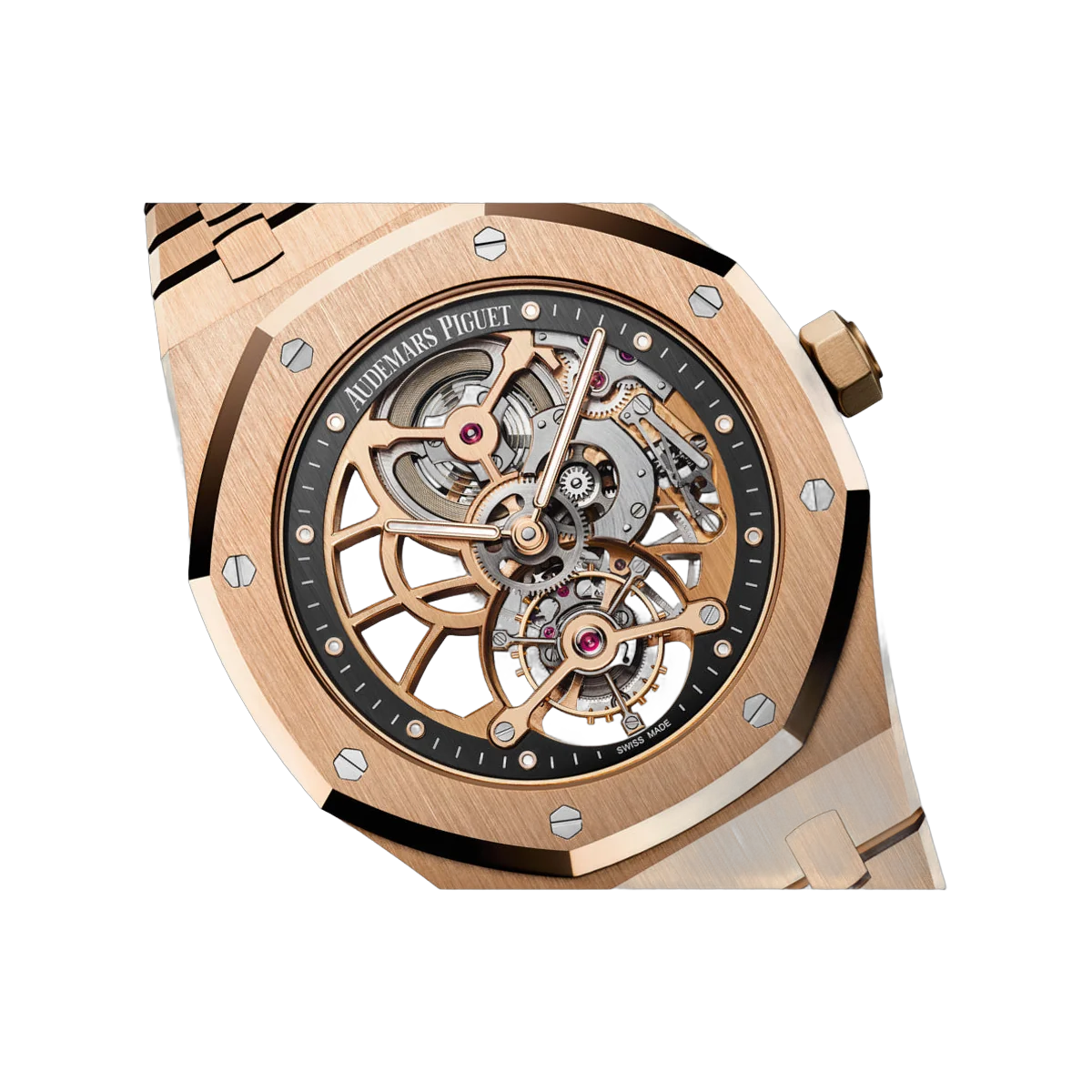 Audemars Piguet Royal Oak Tourbillon Extra-Thin Openworked 26518OR.OO.1220OR.01 Skeleton Rose Gold 41mm Hand-Wound – additional product photo 2