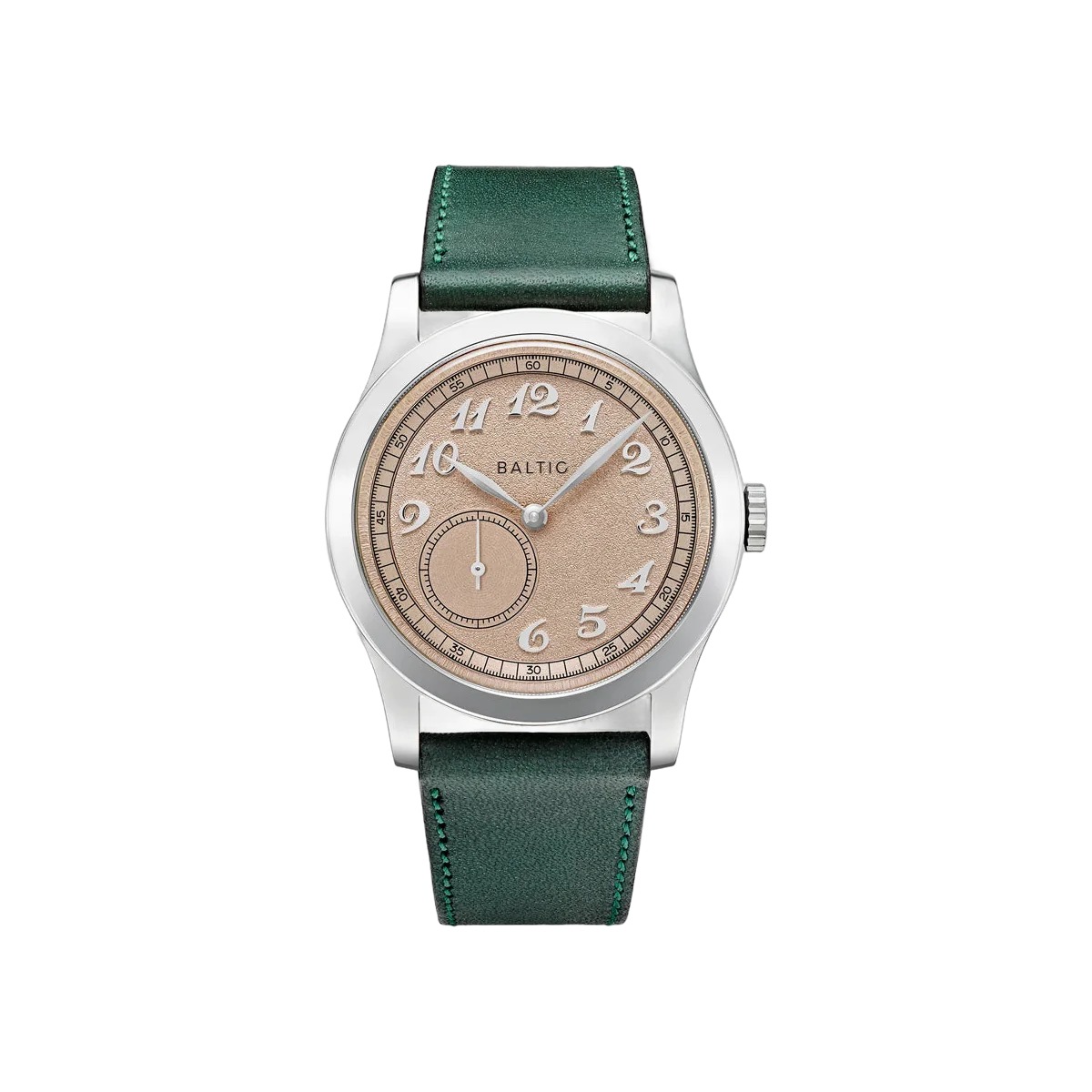 Baltic Micro Rotor MR01 Automatic Stainless Steel 36mm Salmon Dial Unisex Watch