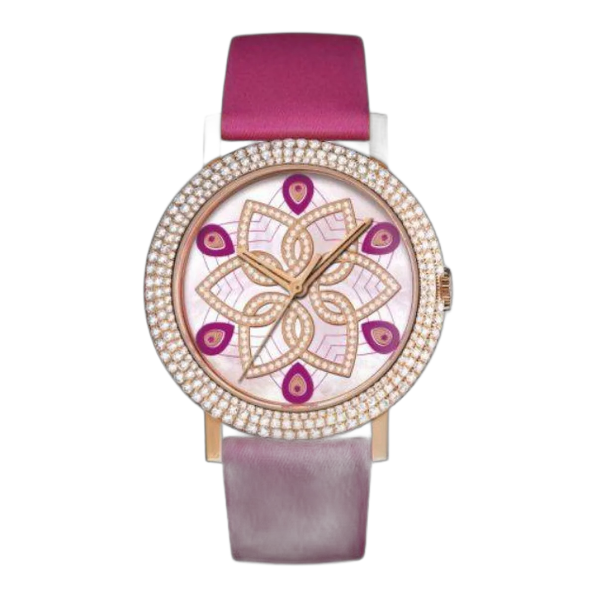 Boucheron L'Orientale Orientale Rose Gold Mop Dial Ladies Watch