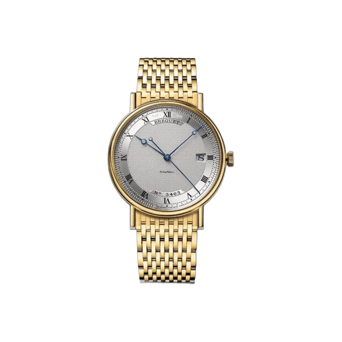 Breguet Classique 5177BA/15/AV0 Silver Roman Dial 38MM 18K Yellow Gold Unisex Watch