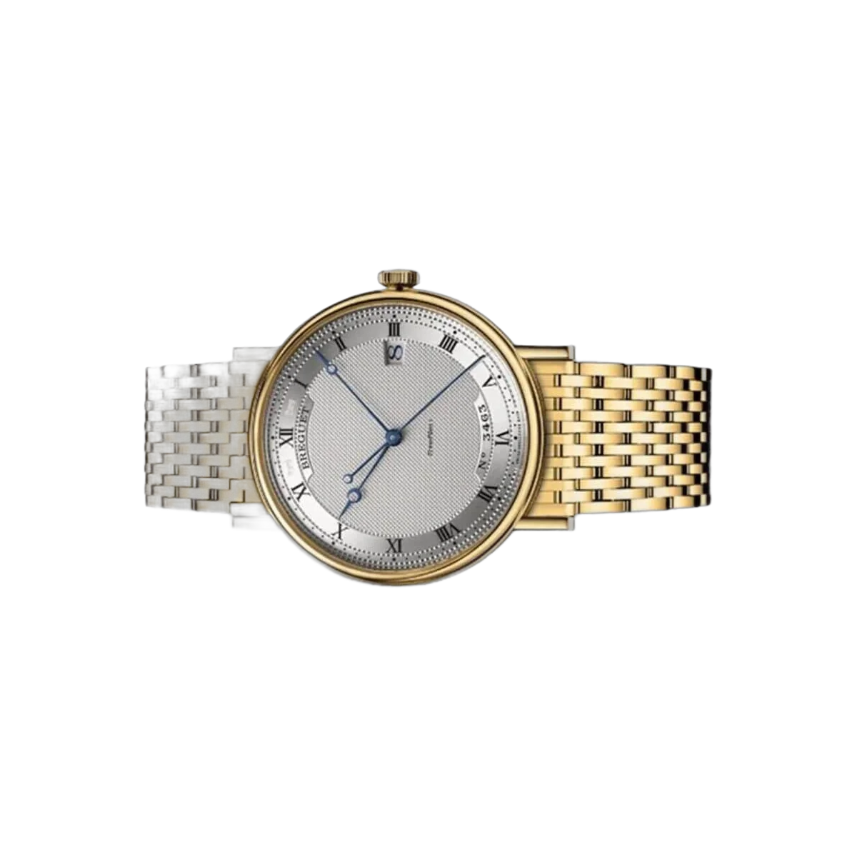 Breguet Classique 5177BA/15/AV0 Silver Roman Dial 38MM 18K Yellow Gold Unisex Watch – additional product photo 2