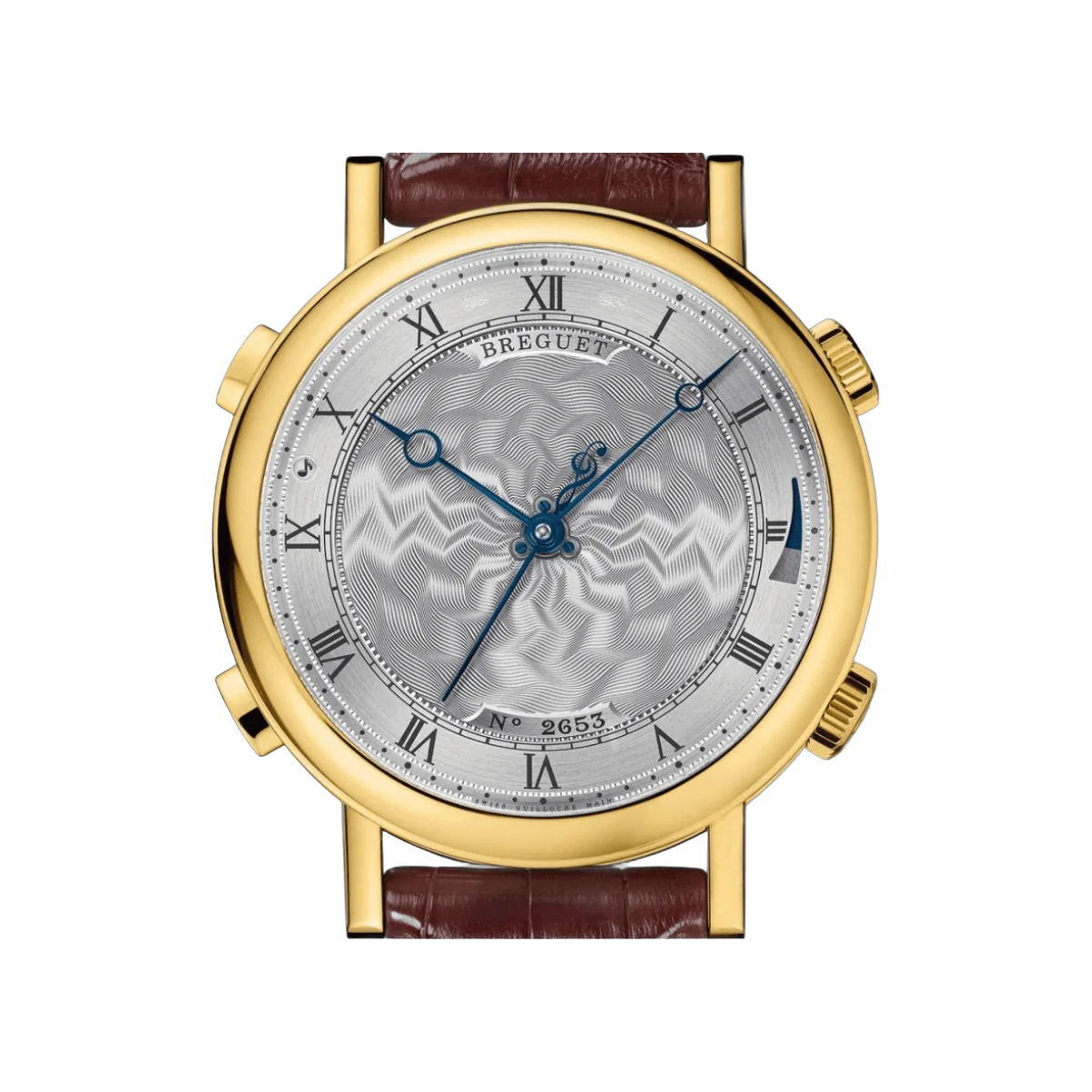 Breguet Classique La Musicale 7800BA/11/9YV Yellow Gold Alligator Leather Strap Silver Dial – additional product photo 3