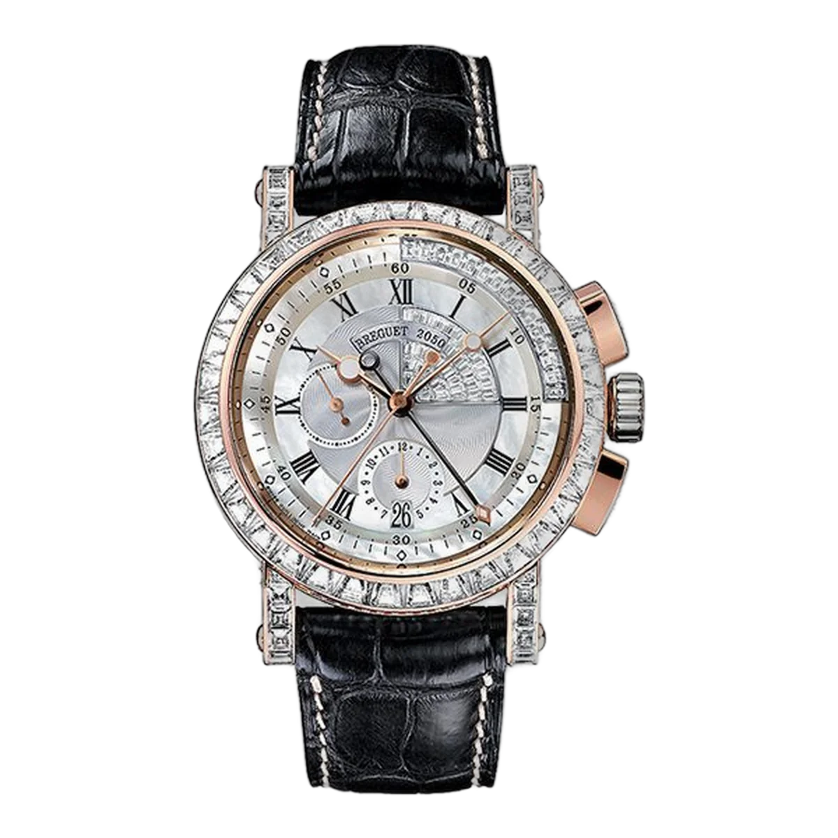 Breguet Marine Chronograph 5829br/8d/9zu.dd0d 43mm MOP Dial Mens Watch