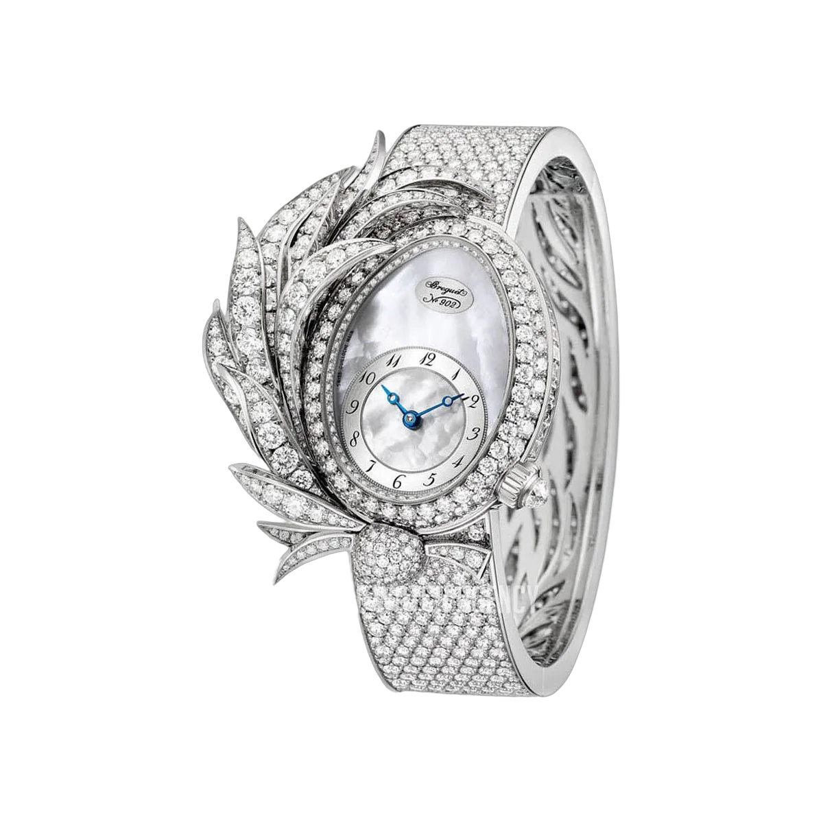 Breguet Rêve De Plume Haute Joaillerie High Jewellery GJE15BB20.8924/M01 White Gold 34mm MOP Dial Ladies Watch