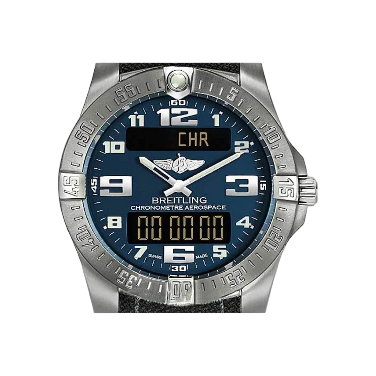 Breitling Aerospace Evo e7936310/c869 Black Fabric Strap with Blue Dial – additional product photo 3