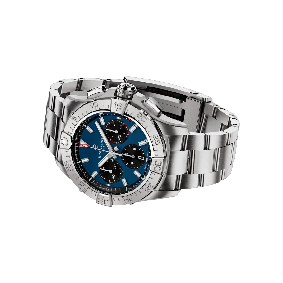 Breitling Avenger B01 AB0146101C1A1 Stainless Steel 42mm Blue Dial Men's Watch – additional product photo 3