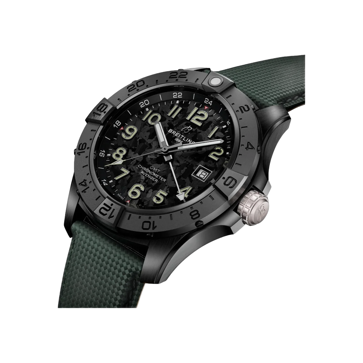 Breitling Avenger S32320101B1X1 Automatic Ceramic GMT Night Mission 44mm Black Dial Men's Watch – additional product photo 2