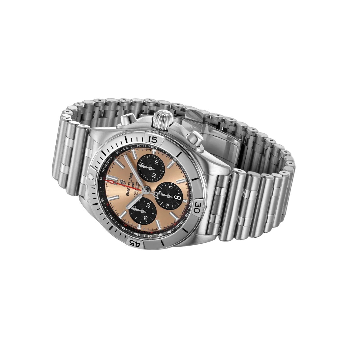 Breitling Chronomat B01 AB0134101K1A1 Stainless Steel 42mm Brown Dial Mens Watch – additional product photo 3