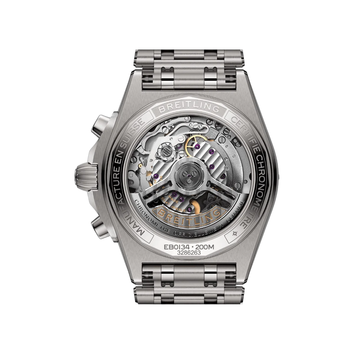 Breitling Chronomat B01 Automatic EB0134101M1E1 42mm Silver Dial Mens Watch – additional product photo 2