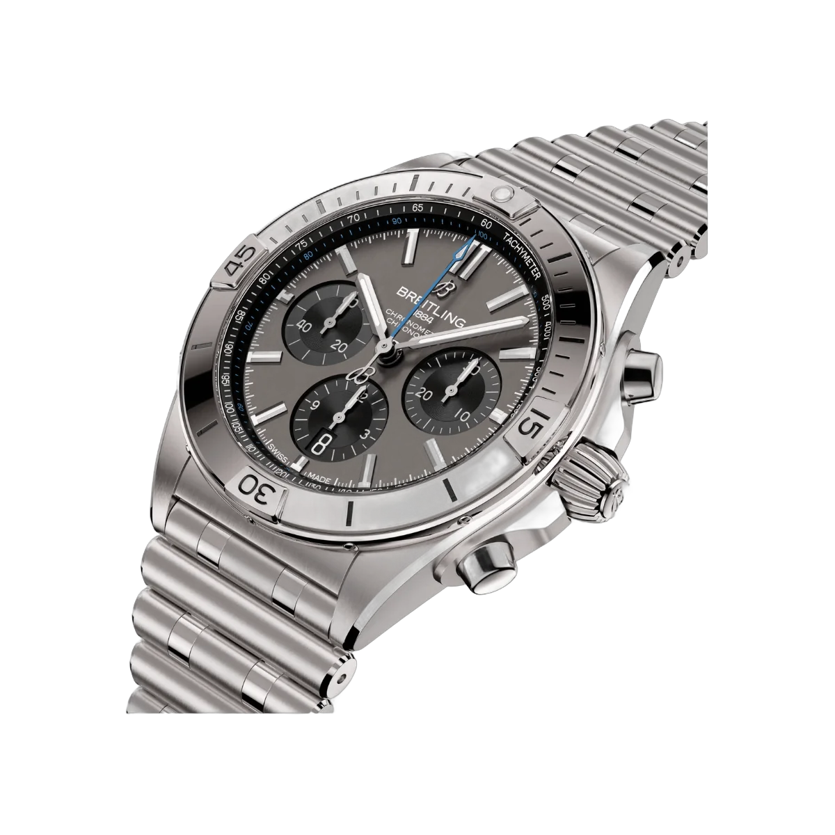 Breitling Chronomat B01 Automatic EB0134101M1E1 42mm Silver Dial Mens Watch – additional product photo 4