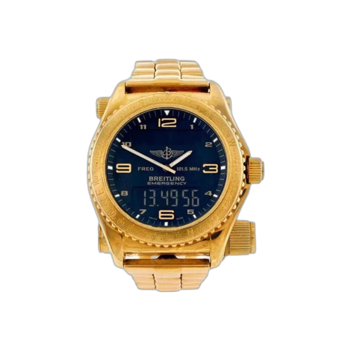 Breitling Emergency K56321 43Mm 18K Yellow Men’s Watch
