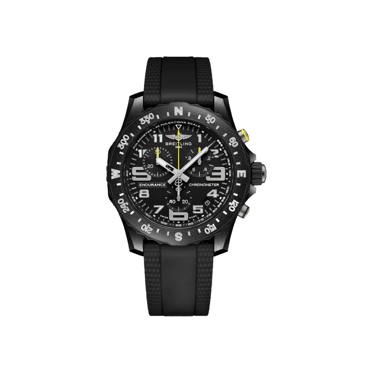 Breitling Endurance Pro X82310E51B1S2 Breitling Ultra-Light Case Quartz 44mm Black Dial Men's Watch