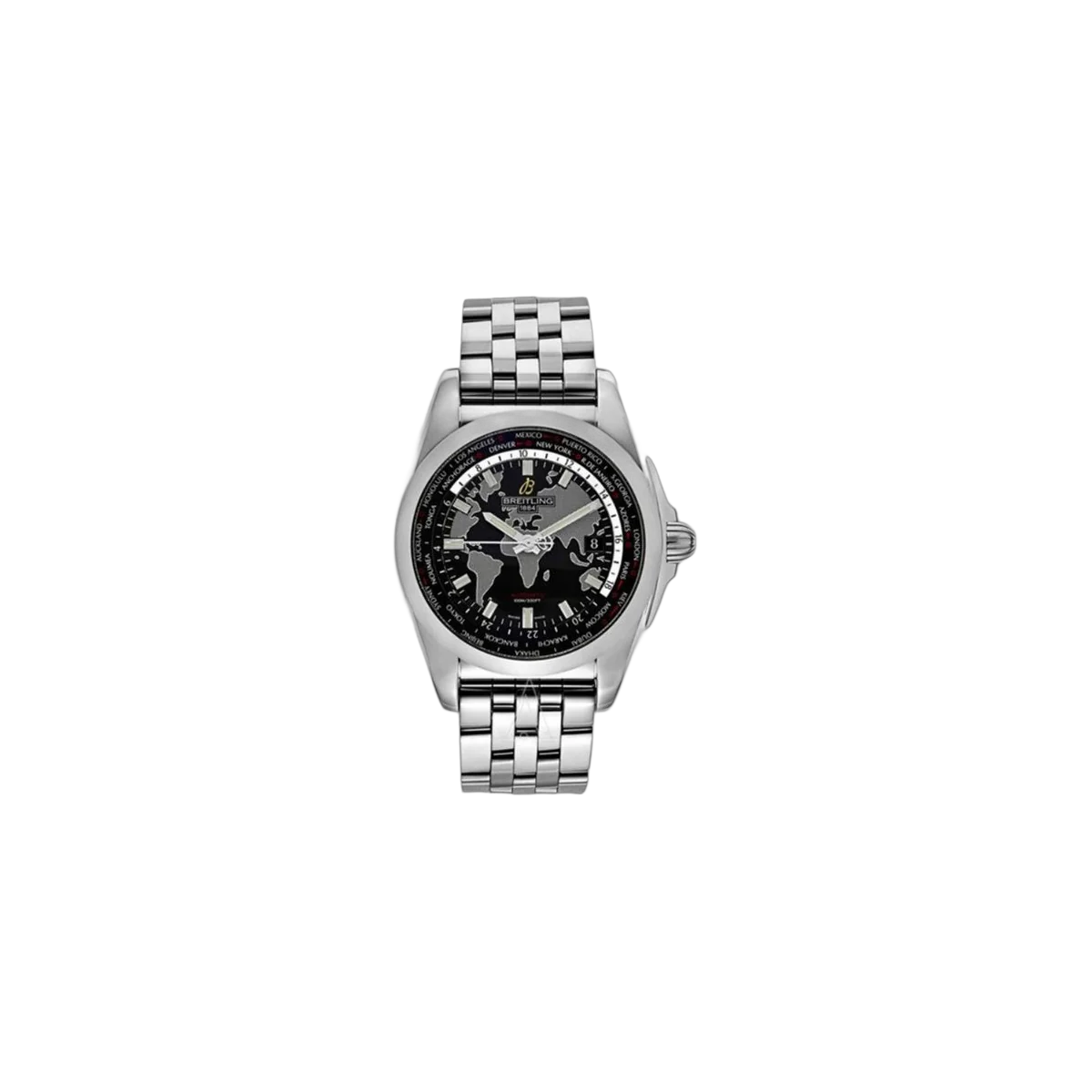 Breitling Galactic Unitime Stainless Steel 44Mm Men's Watch