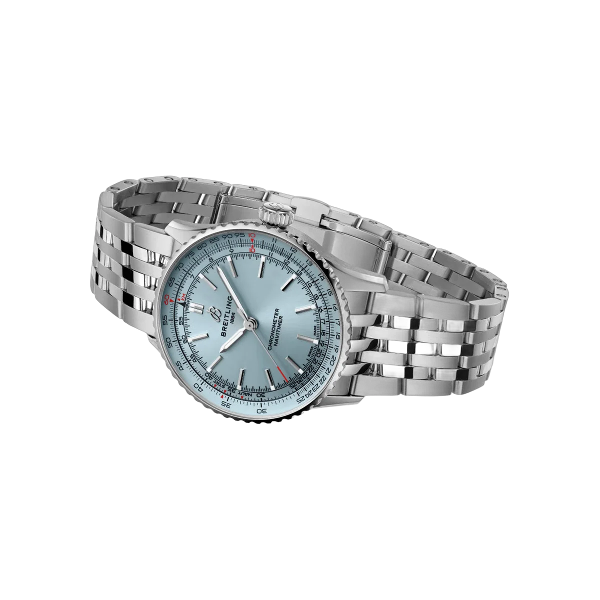 Breitling Navitimer A17329171C1A1 Automatic Stainless Steel 41mm Ice Blue Dial Men's Watch – additional product photo 3