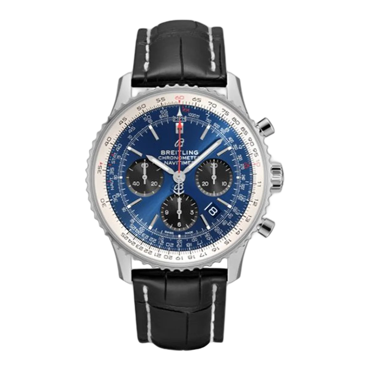 Breitling Navitimer B01 Chronograph 43Mm Blue Stainless Steel Men's Watch
