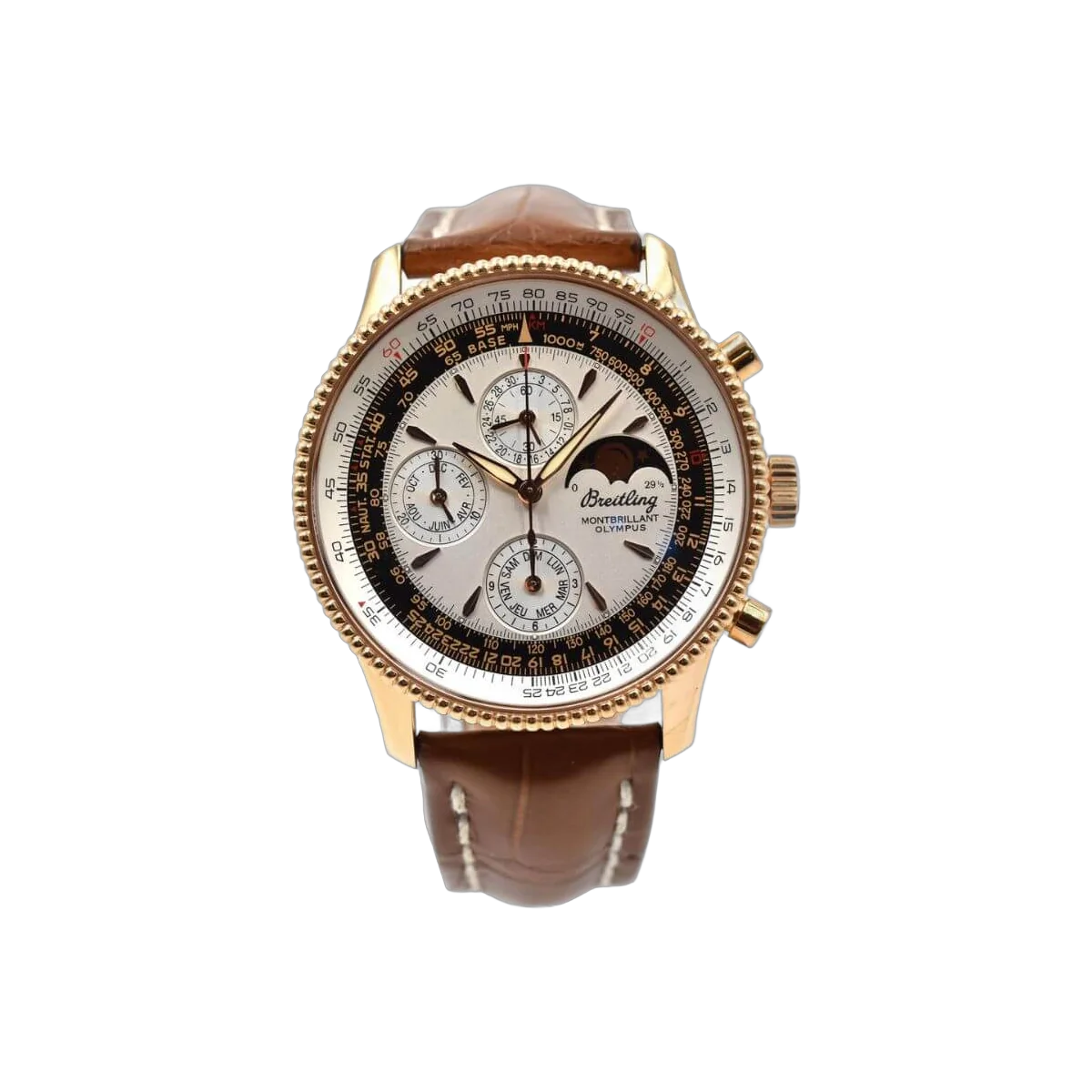 Breitling Nvitimer R19350 Montbrillant Olympus Limited Edition Moonphase Men’s Watch