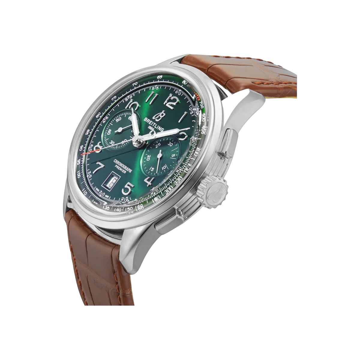 Breitling Premier B01 AB0145371L1P1 Stainless Steel 42mm Green Dial Men's Watch – additional product photo 3