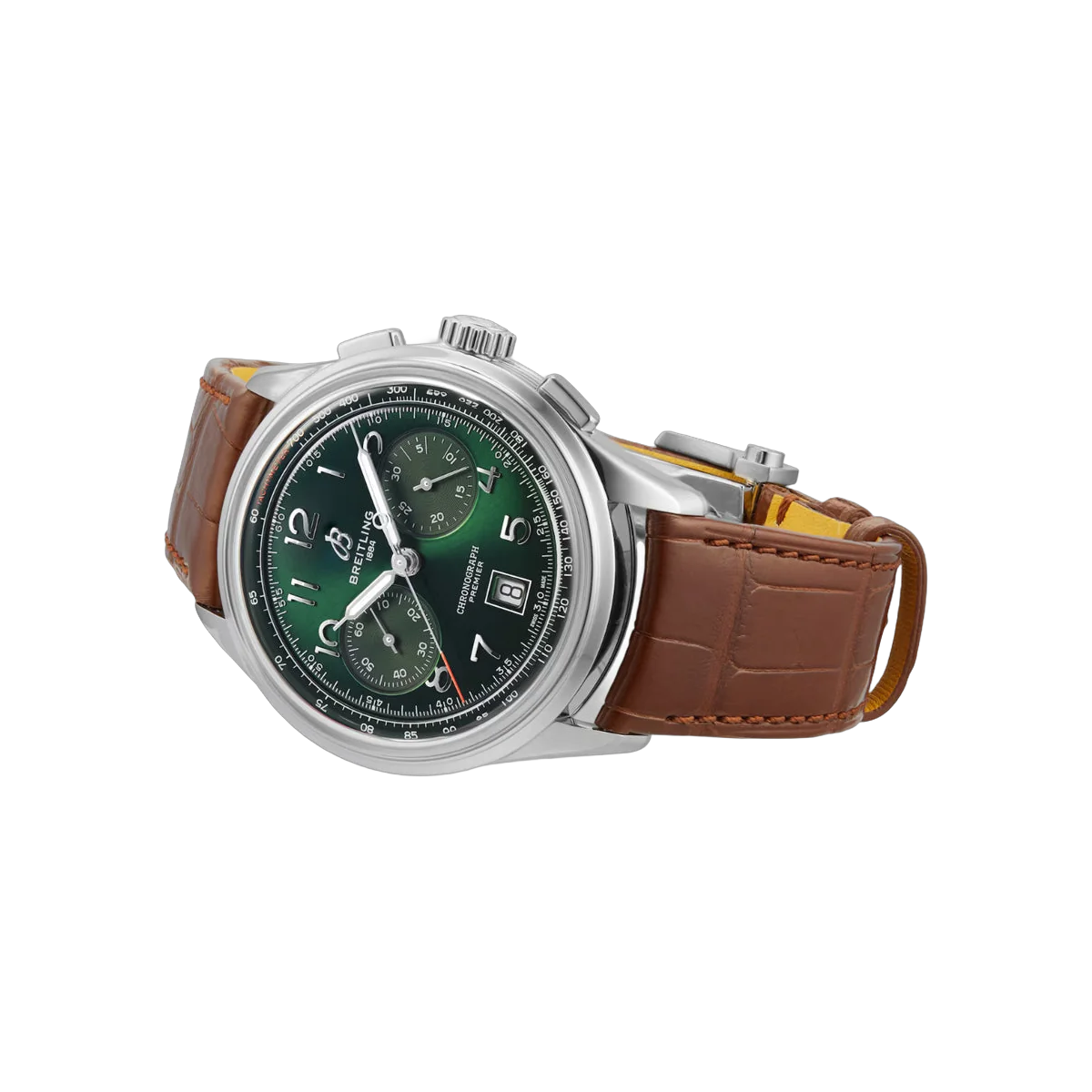 Breitling Premier B01 AB0145371L1P1 Stainless Steel 42mm Green Dial Men's Watch – additional product photo 4