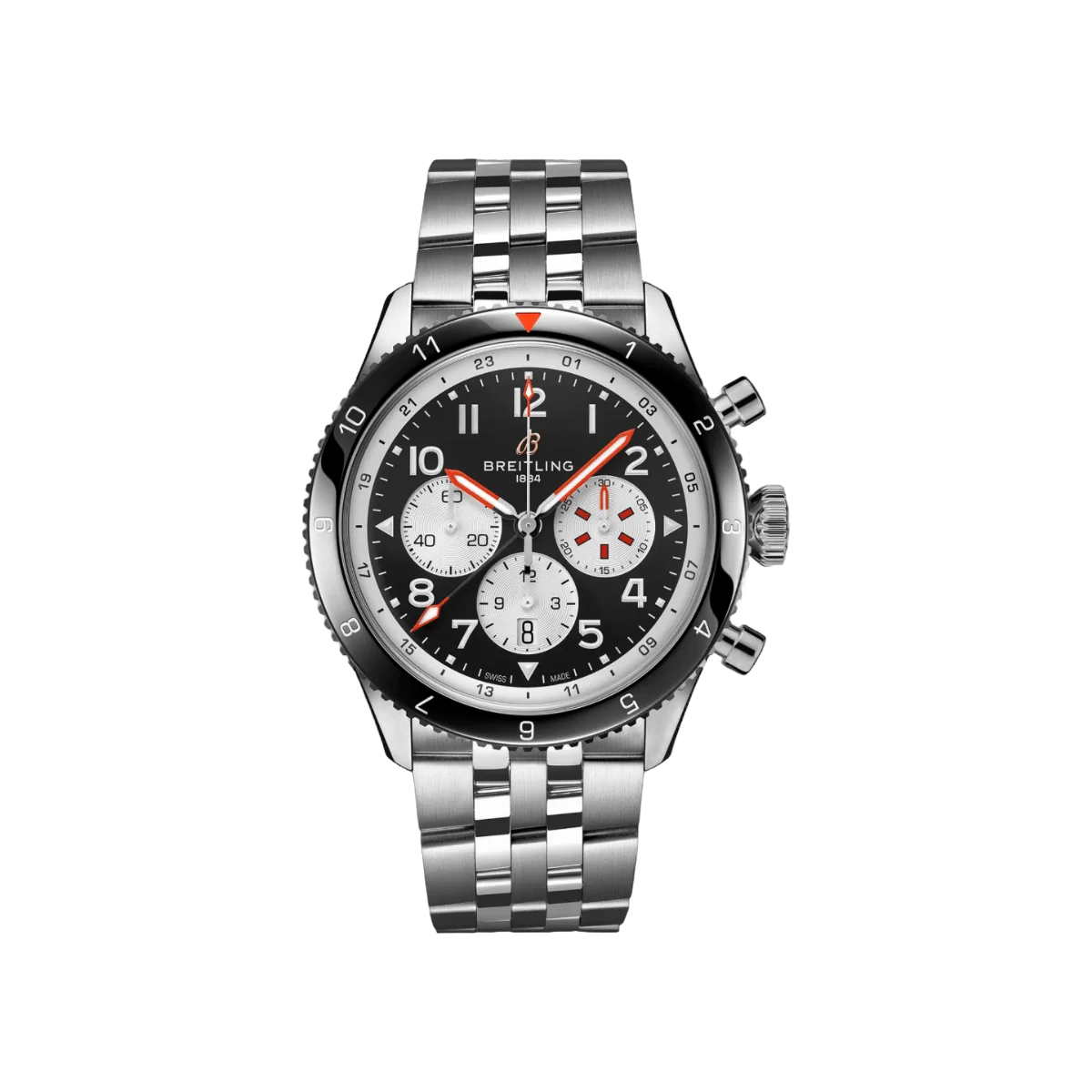 Breitling Super AVI Chronograph YB04451A1B1A1 GMT 46 Mosquito 46mm Black Dial Men's Watch