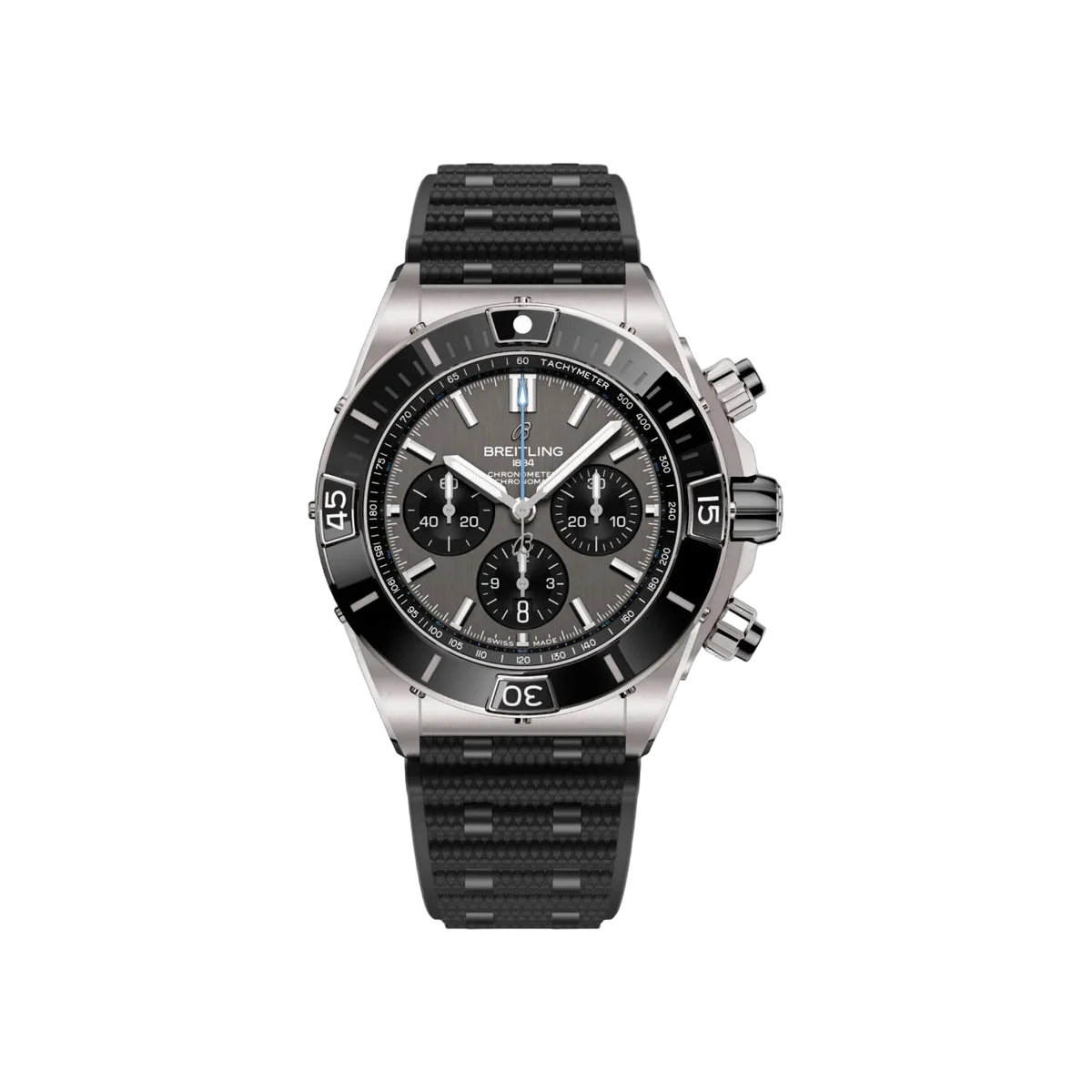 Breitling Super Chronomat B01 EB0136251M1S1 Titanium 44mm Grey Dial Men's Watch