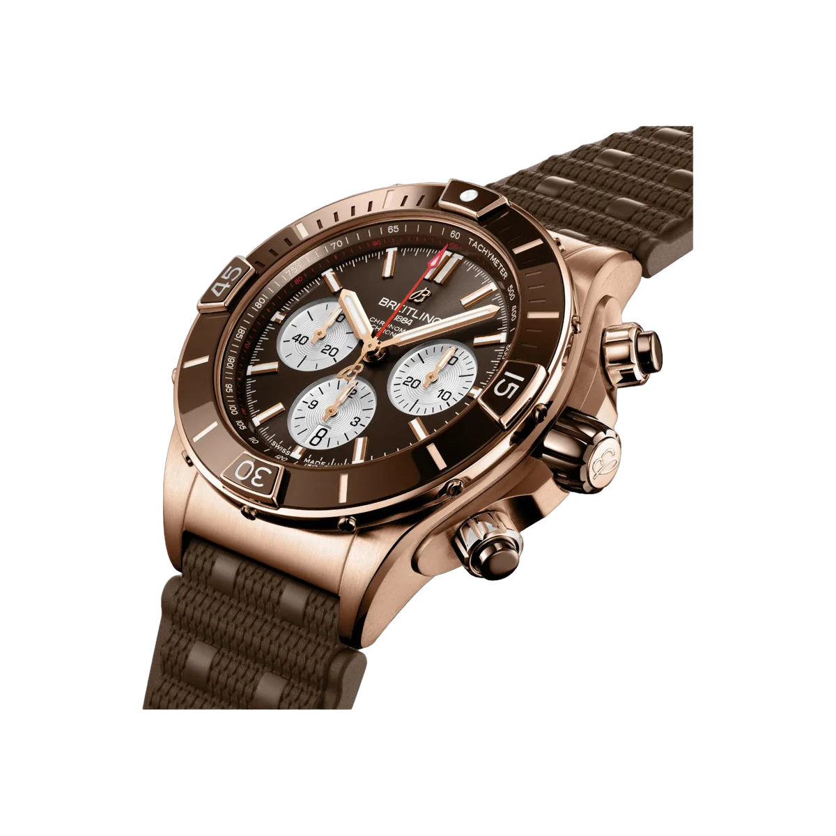 Breitling Super Chronomat RB0136E31Q1S1 Automatic Red Gold 44mm Brown Dial Men's Watch – additional product photo 2