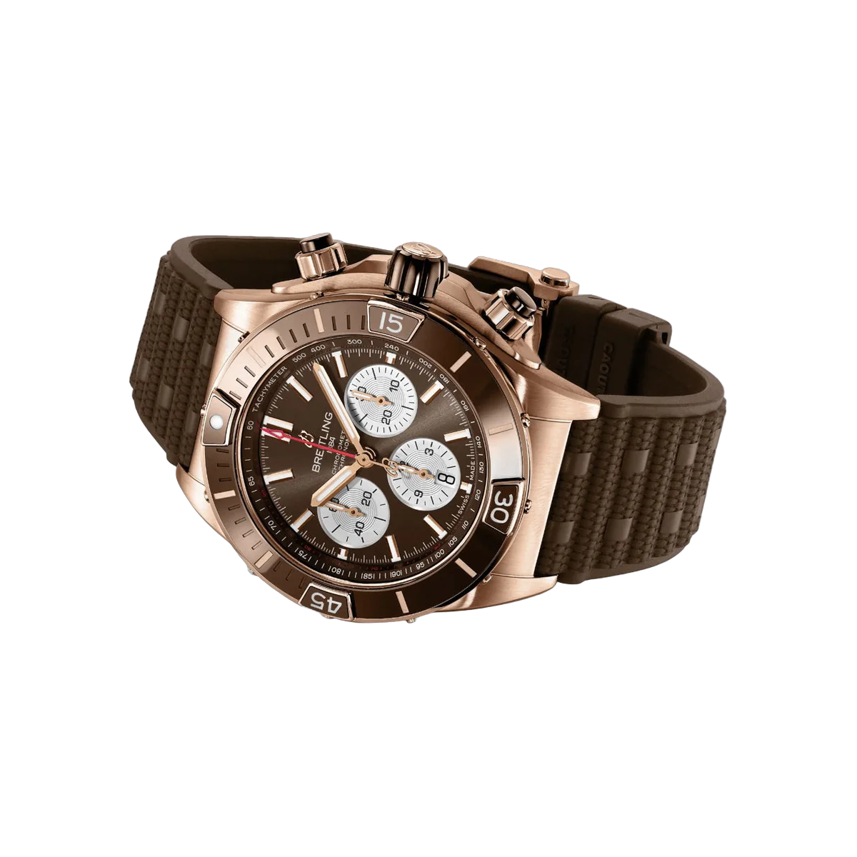 Breitling Super Chronomat RB0136E31Q1S1 Automatic Red Gold 44mm Brown Dial Men's Watch – additional product photo 3