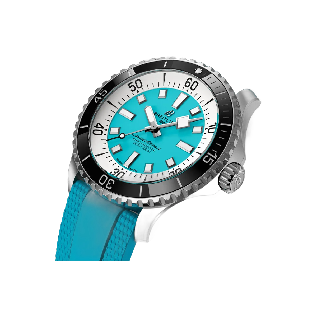 Breitling Superocean A17376211L2S2 Stainless Steel 44mm Turquoise Dial Men's Watch – additional product photo 2