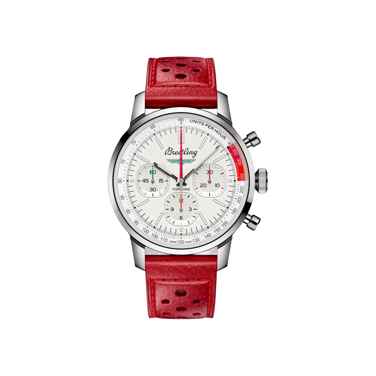 Breitling Top Time B01 Ford Thunderbird AB01766A1A1X1 Stainless Steel 41mm White Dial Men's Watch