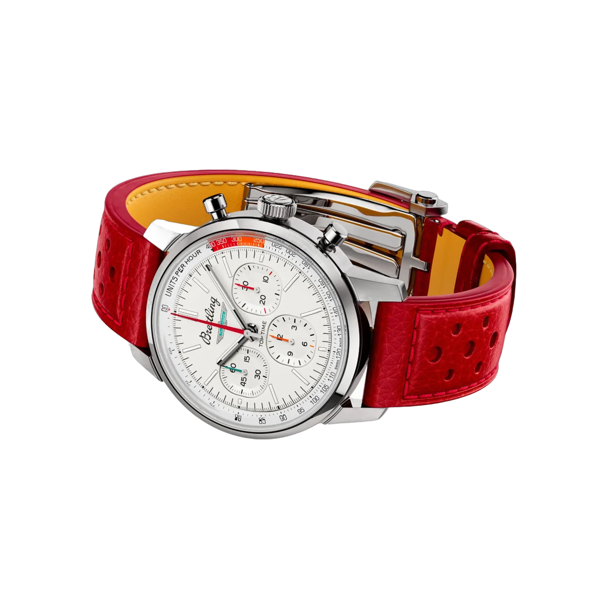 Breitling Top Time B01 Ford Thunderbird AB01766A1A1X1 Stainless Steel 41mm White Dial Men's Watch – additional product photo 3