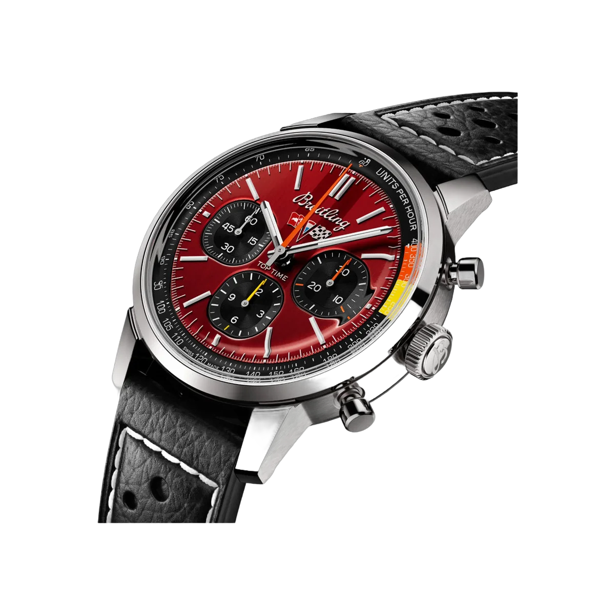 Breitling Top Time Chevrolet Corvette AB01761A1K1X1 Stainless Steel 41mm Red Dial Men's Watch – additional product photo 2