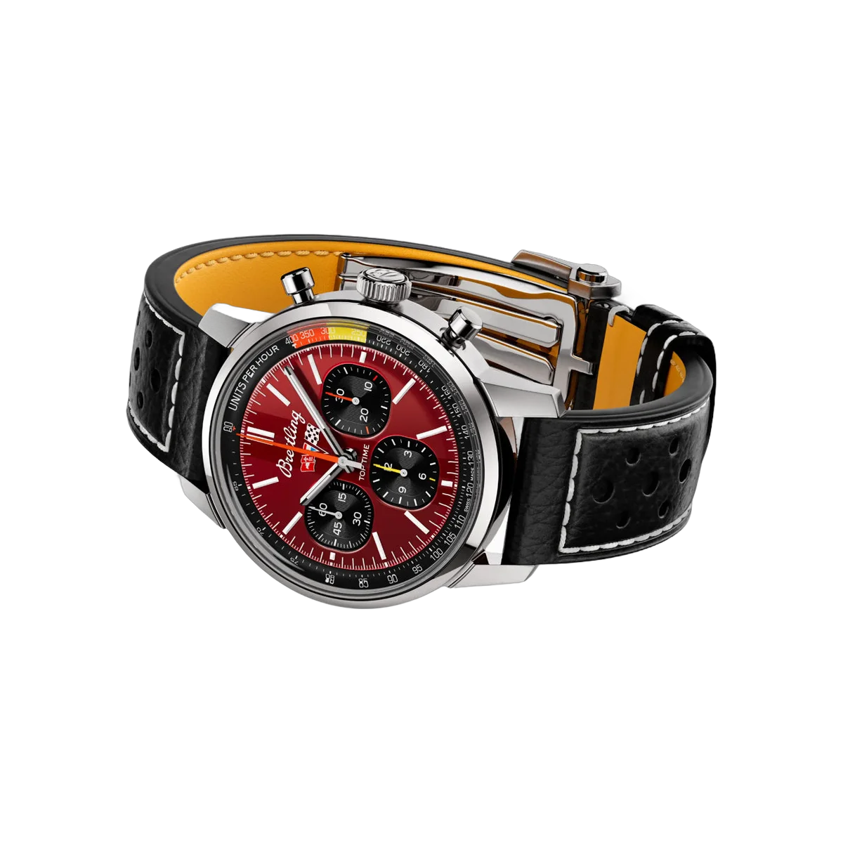 Breitling Top Time Chevrolet Corvette AB01761A1K1X1 Stainless Steel 41mm Red Dial Men's Watch – additional product photo 3