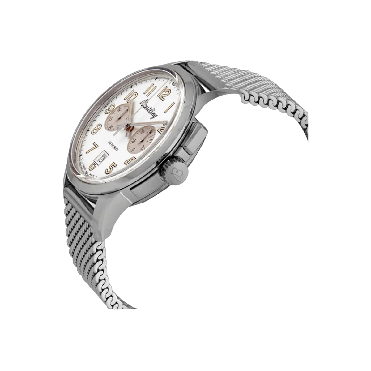 Breitling Transocean Chronograph 1915 AB141112/G799-154A 43mm White Dial Men's Watch – additional product photo 3