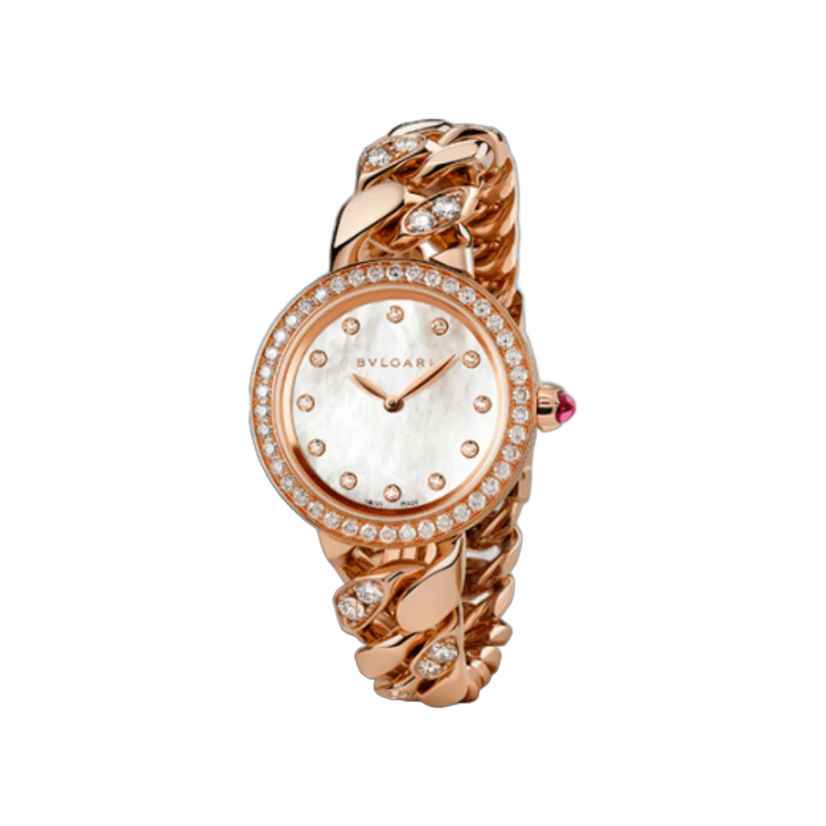 Bvlgari Bulgari Catene 102037 Rose Gold MOP Dial