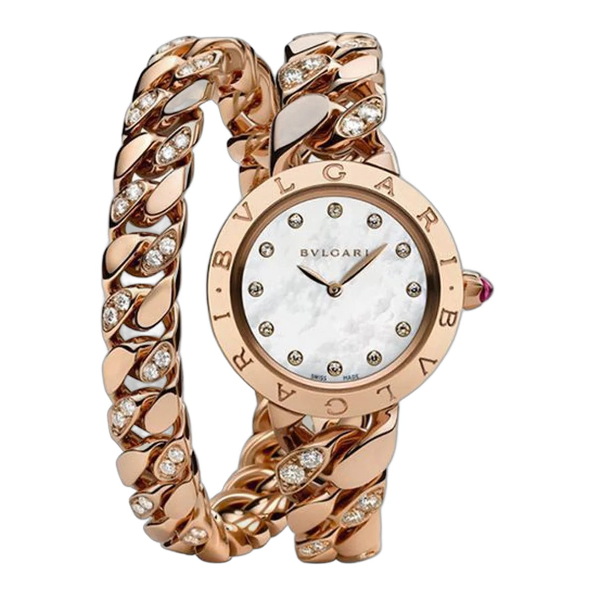 Bvlgari Bulgari Catene Rose Gold Case Ladies' Watch