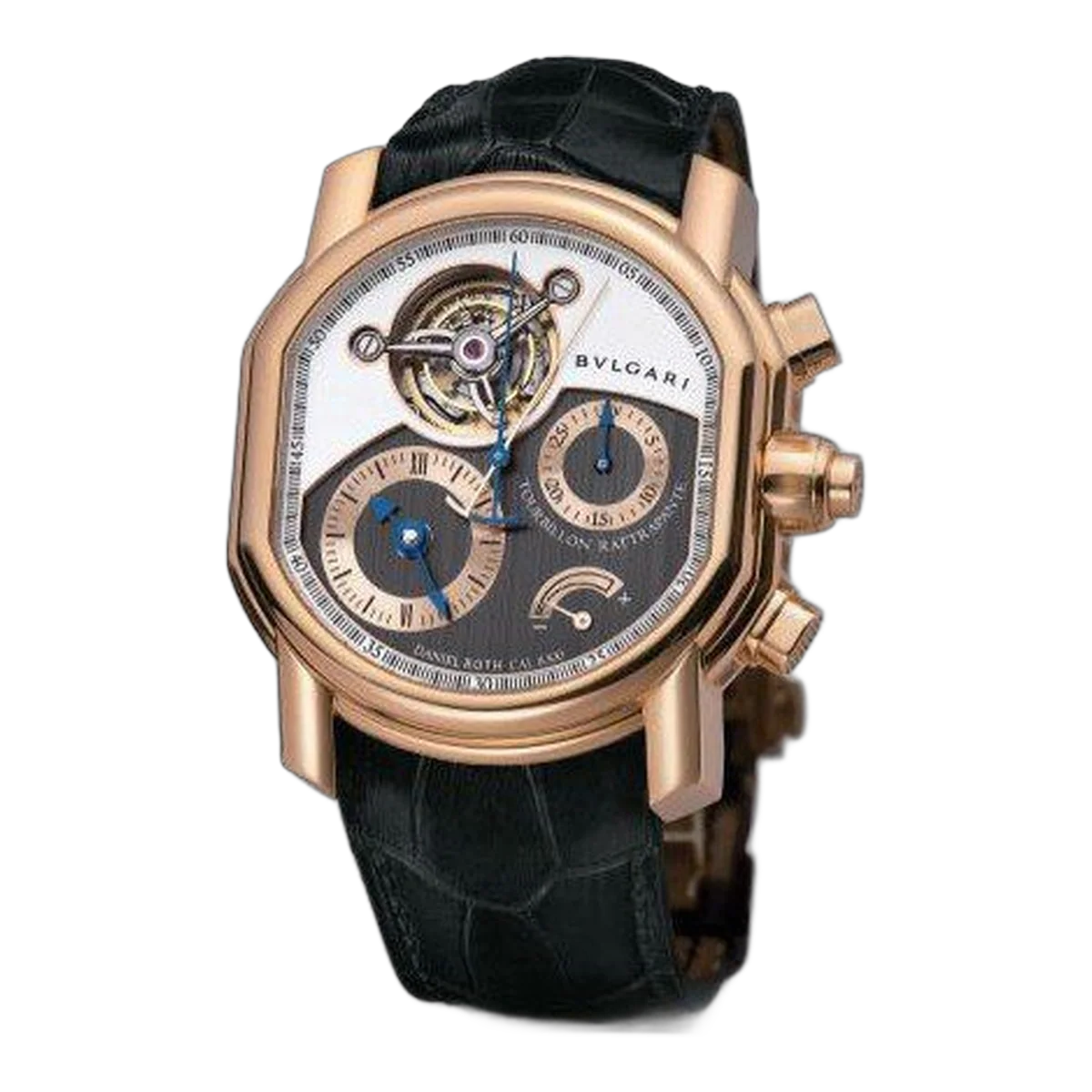 Bvlgari Daniel Roth Tourbillon Rattrapante 46Mm 18Kt Rose Gold Men's Watch