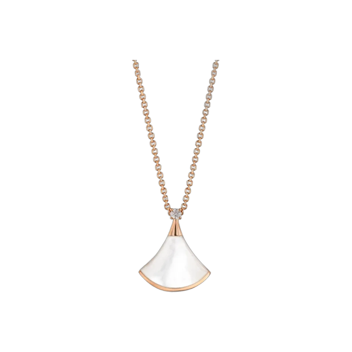 Bvlgari Divas 350581 Dream Necklace 18Kt Rose Gold With Diamond Pendant