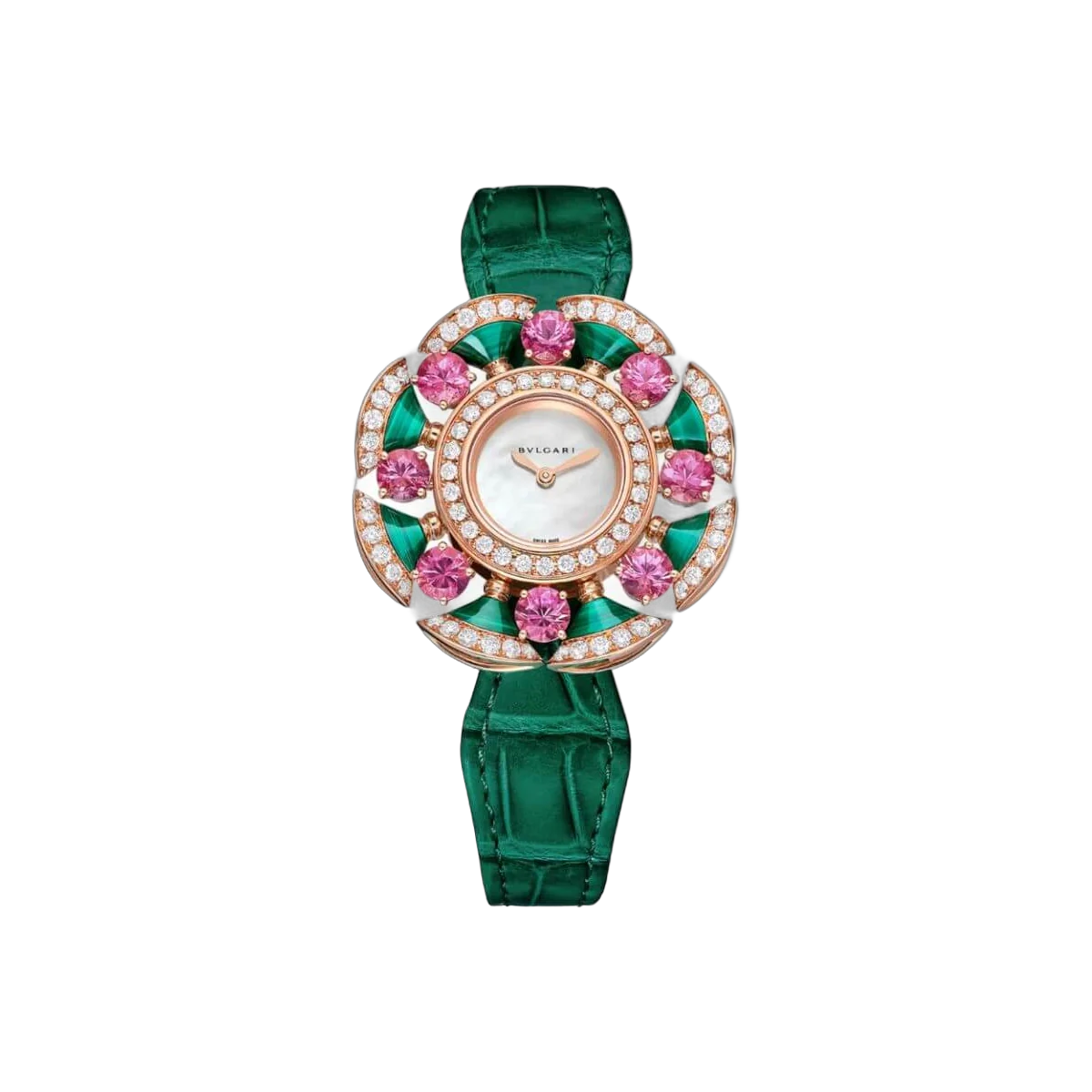 Bvlgari Divas Dream Watch 103636 Rose Gold Case MOP Dial