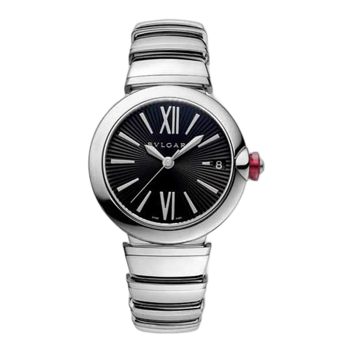 Bvlgari Lvcea 33Mm Stainless Steel Ladies Watch Ref. 102688 Lu33Bssd