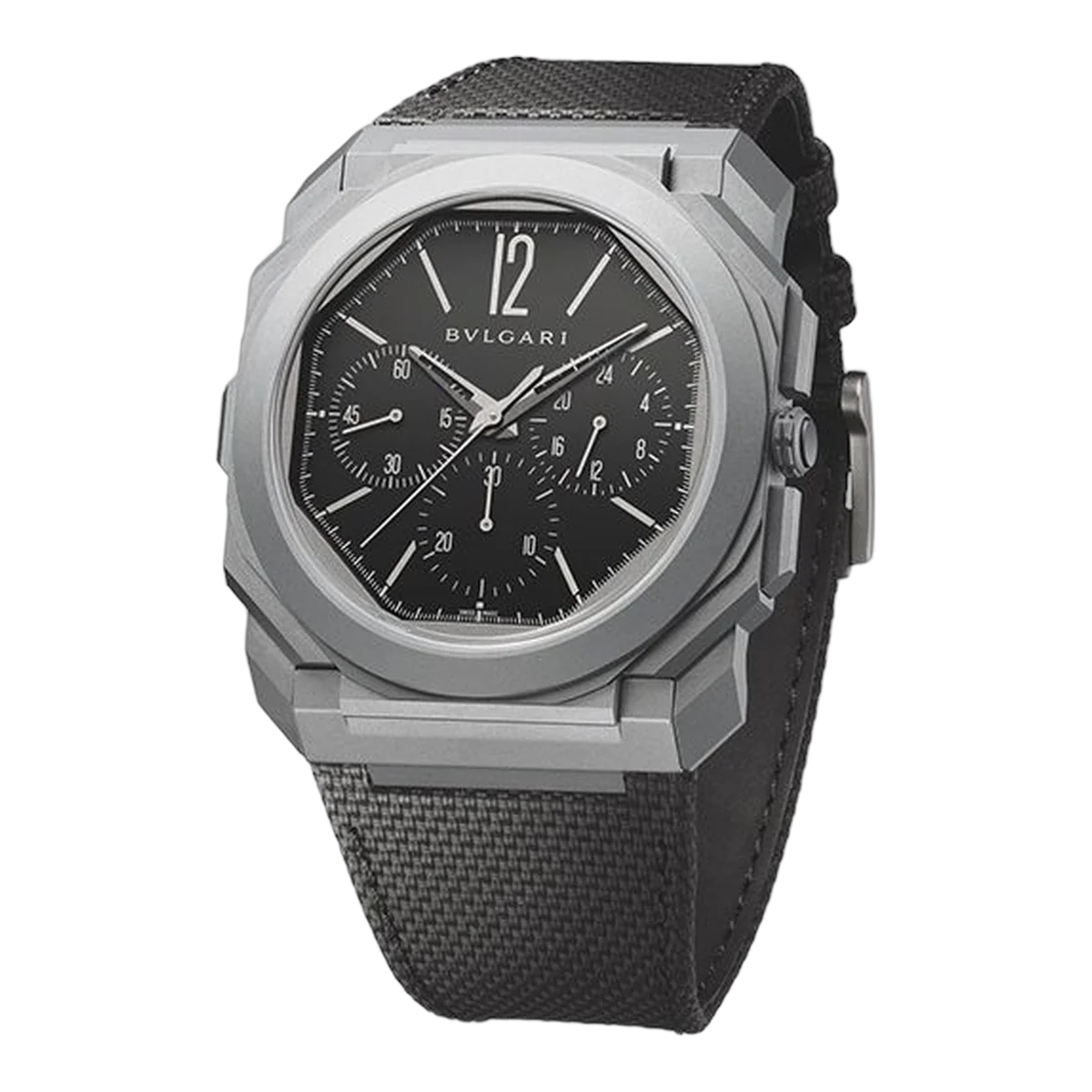 Bvlgari Octo Finissimo Chronograph Gmt Titanium 42Mm Men's Watch