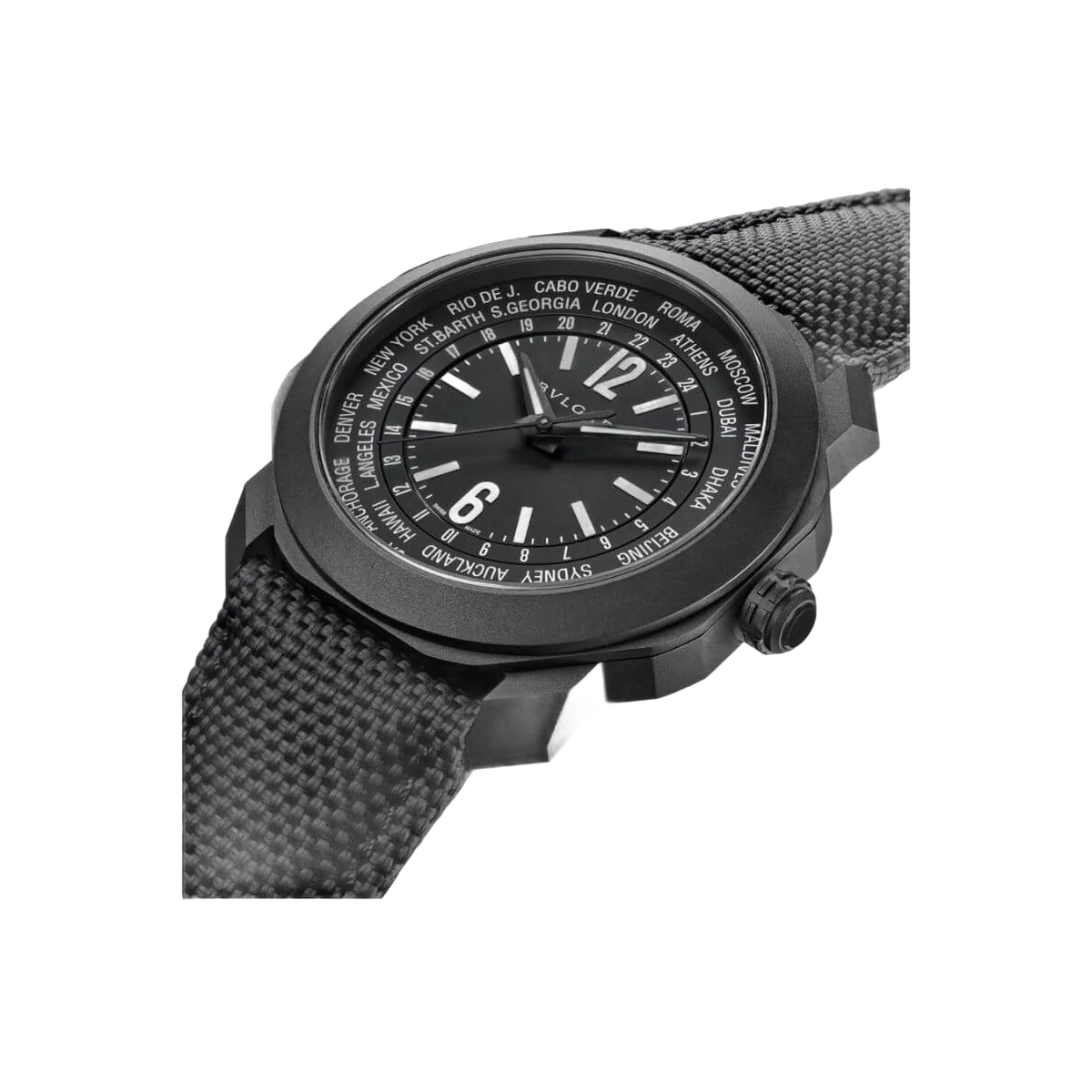 Bvlgari Octo Roma 103486 OC 41 S WT Worldtimer 41mm Black Dial Men's Watch – additional product photo 3