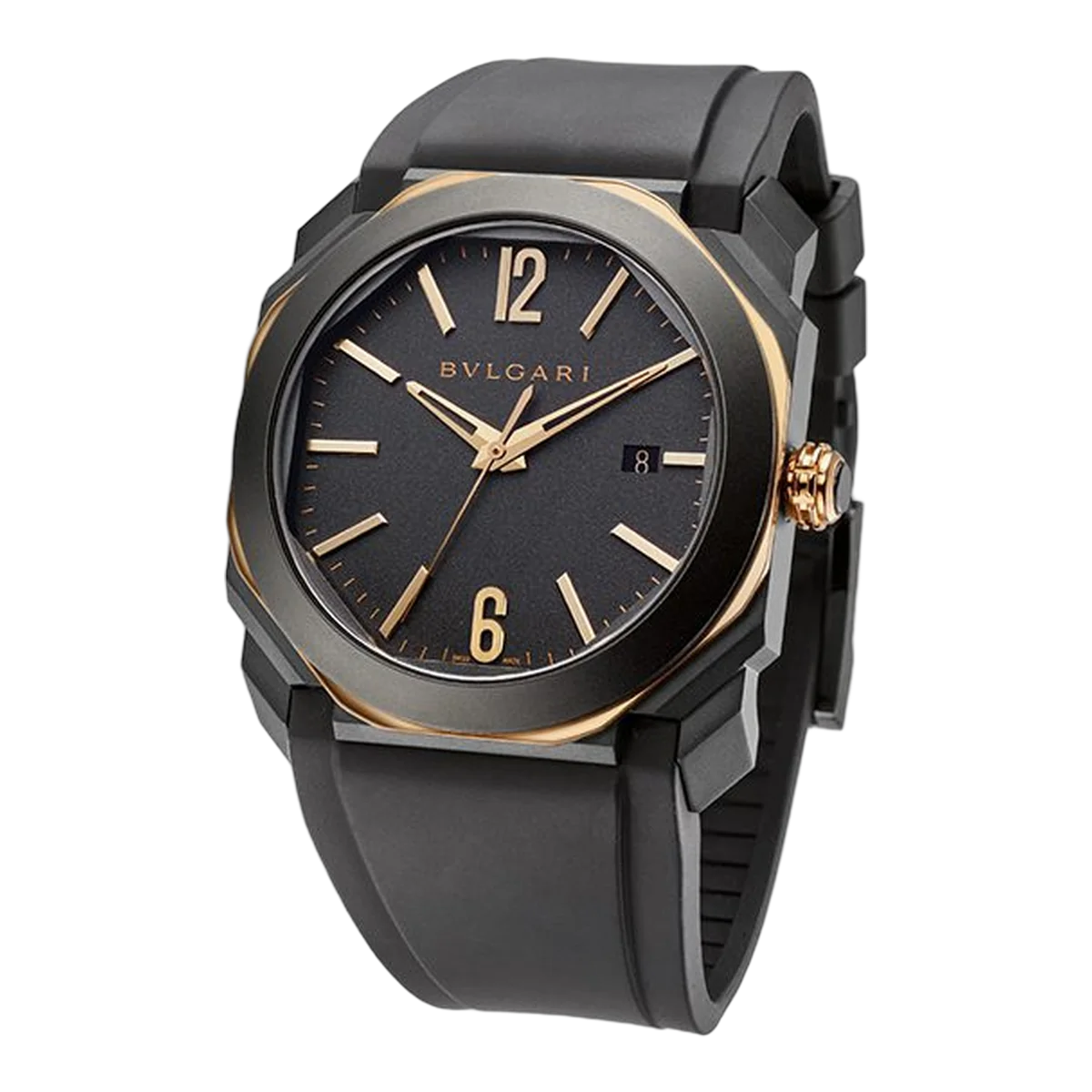 Bvlgari Octo Ultranero Solo Tempo 41Mm Men's Watch