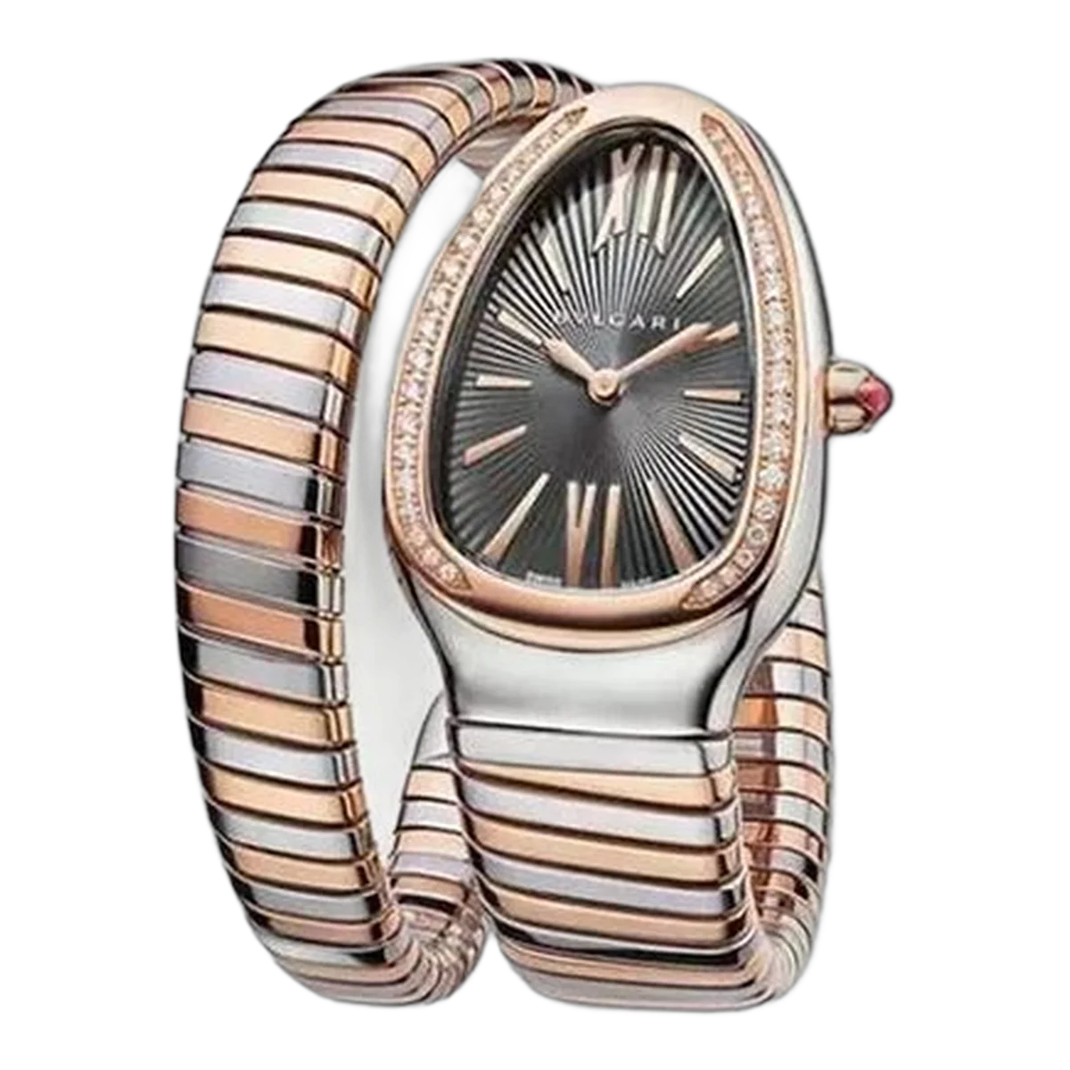 Bvlgari Serpenti Tubogas Grey Dial Ladies' Watch