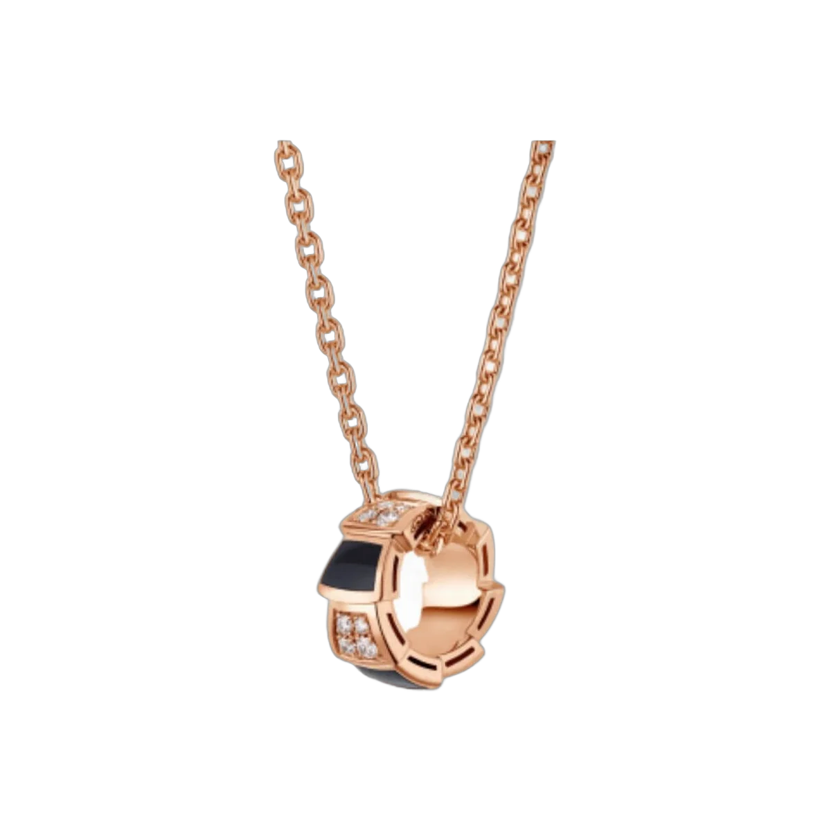 Bvlgari Serpenti Viper 356554 CL858712 18k Rose Gold Pave Diamonds Necklace – additional product photo 3