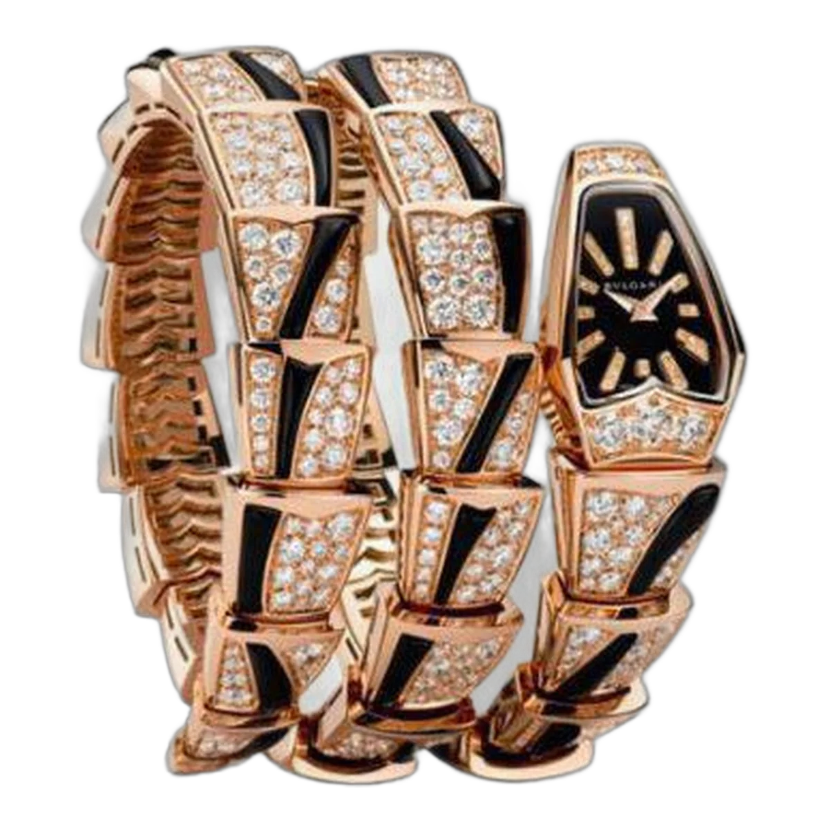 Bvlgari Serpenti Watch 26 Mm Pink Gold