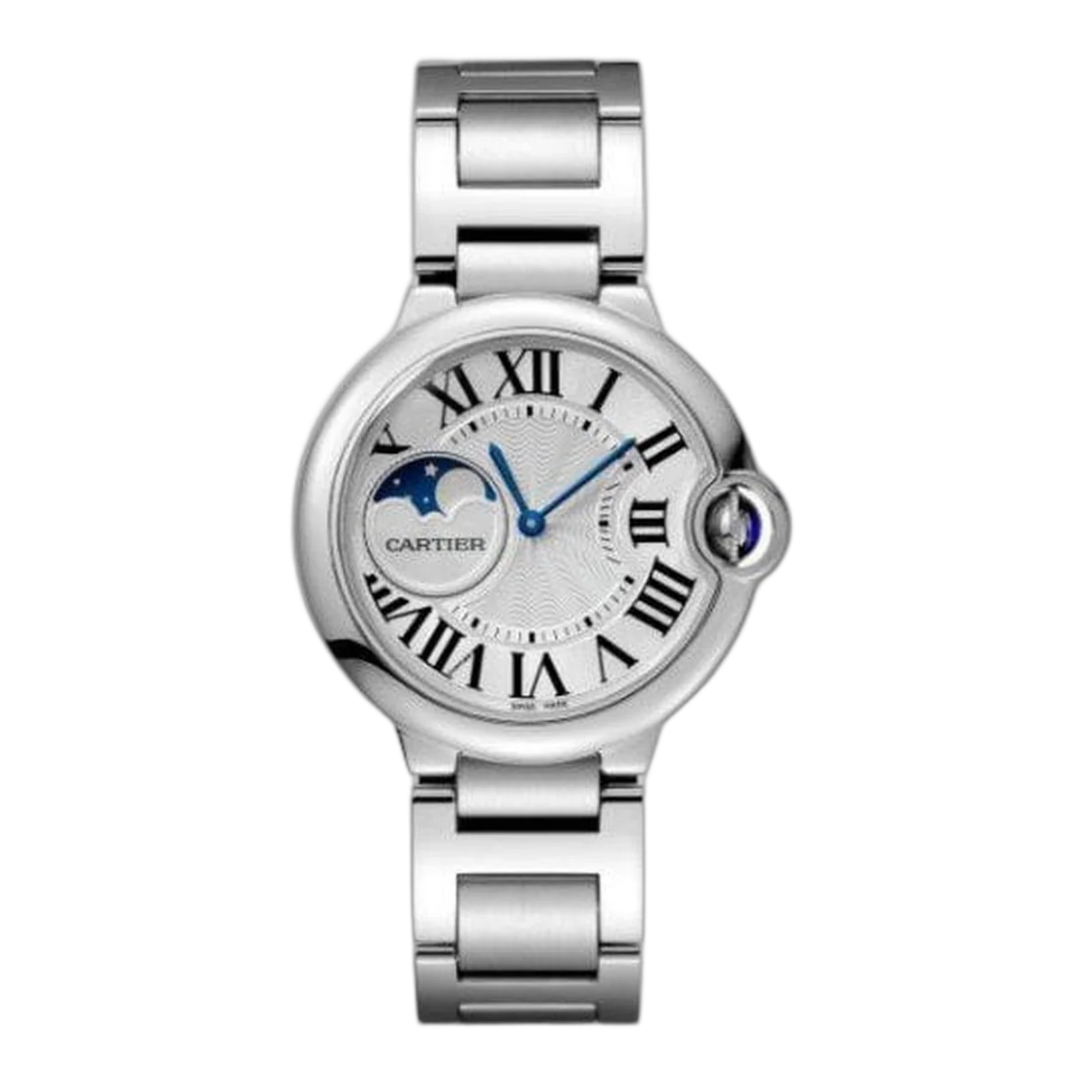 Cartier Ballon Bleu Stainless Steel 37Mm Ladies Watch