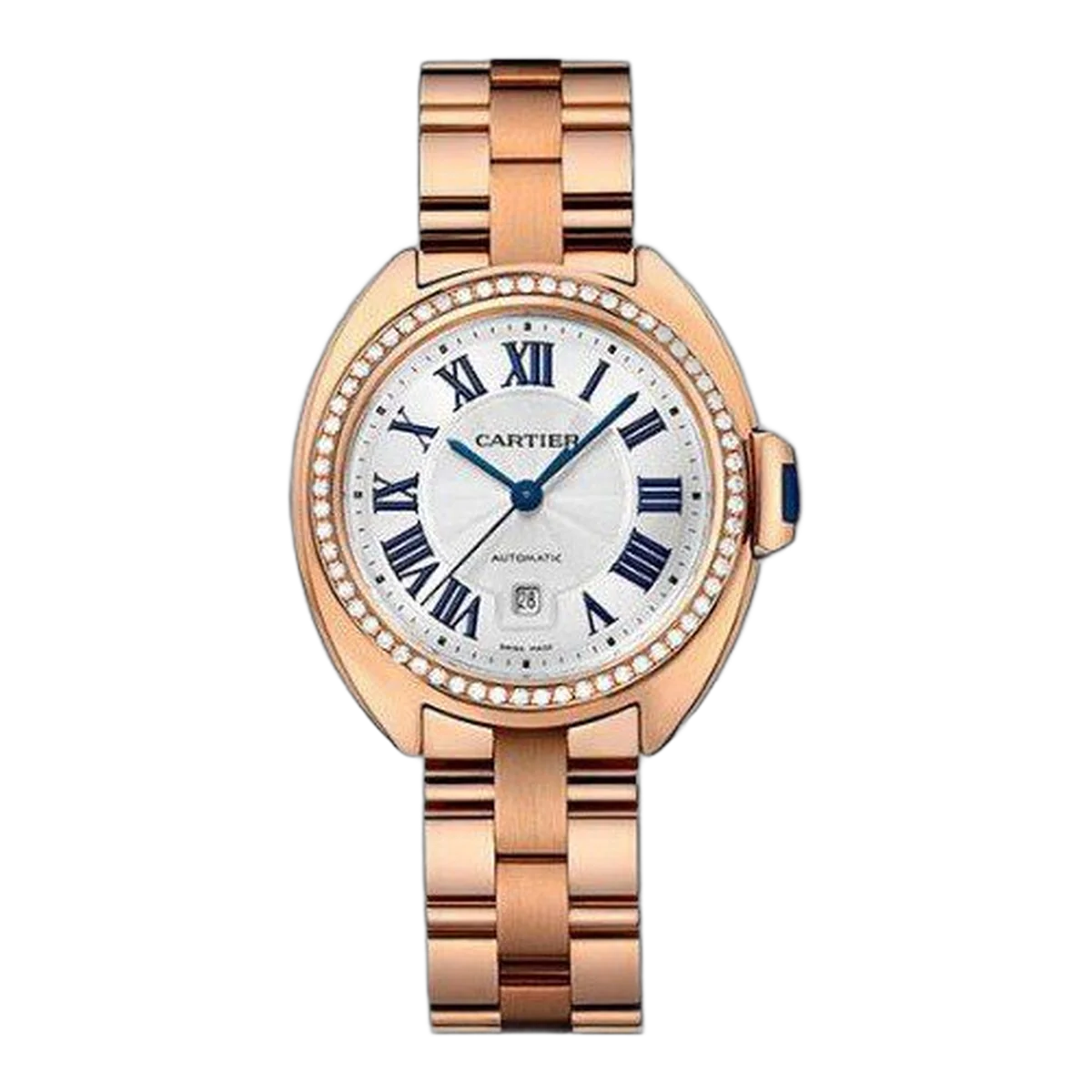 Cartier Cle De Cartier 31Mm 18Kt Rose Gold Ladies Watch