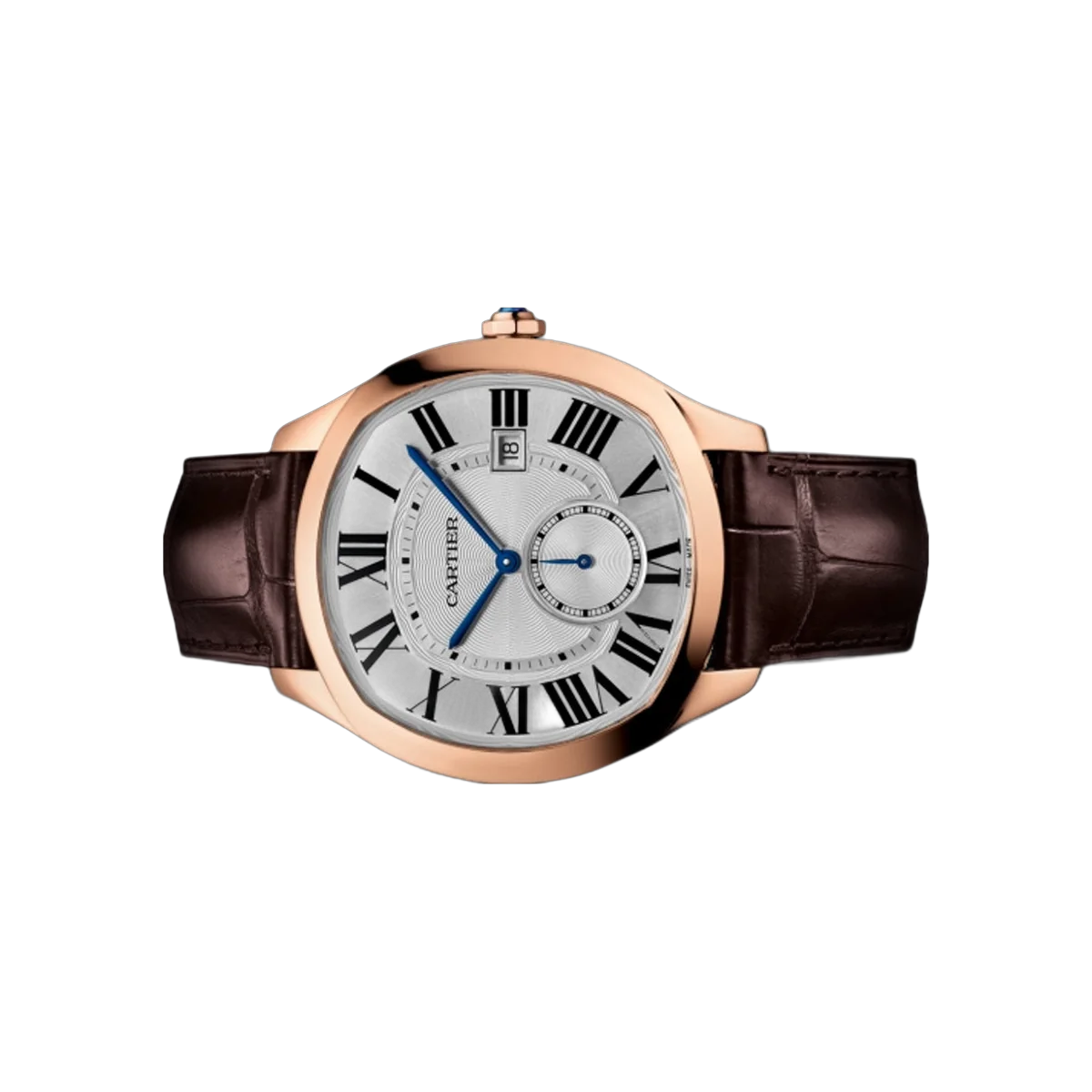 Cartier Drive De Cartier WGNM0003 18kt Rose Gold 40x41mm Silver Dial Men's Watch – additional product photo 2