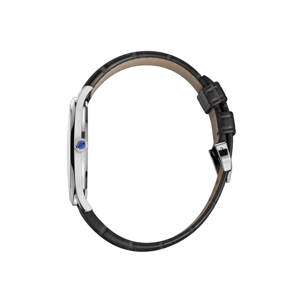 Cartier Drive De Cartier WGNM0007 Extra Flat 18Kt White Gold Silver Dial Men's Watch – additional product photo 5