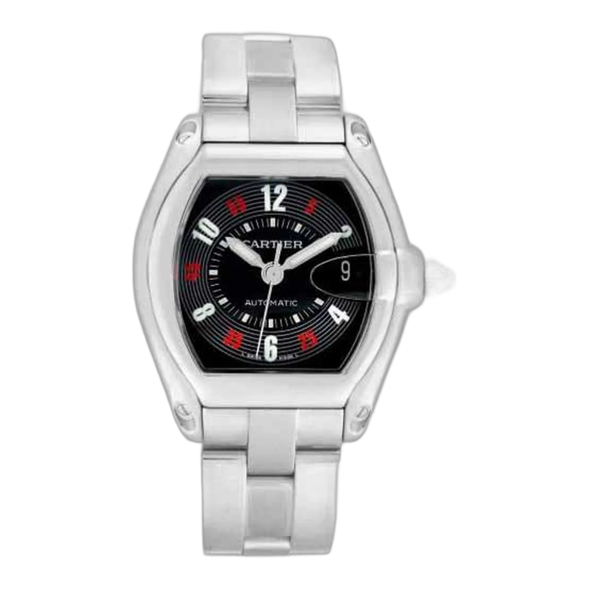 Cartier Roadster 38Mm Stainless Steel Men's Watch