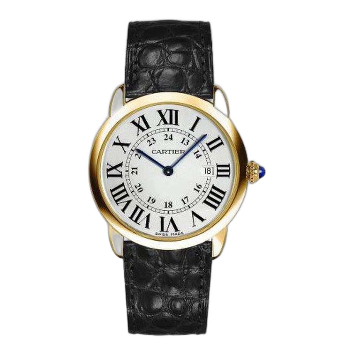 Cartier Ronde Solo 18Kt Yellow Gold 36Mm Men's Watch